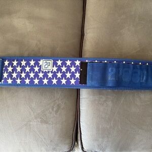 2POOD Blue and White Star Pattern Weightlifting Belt